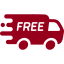 Free delivery truck icon for Roman blinds Ajman